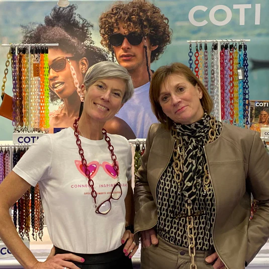 Julie and Nancy, founders of COTI Vision